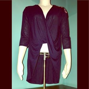 SILVERGATE •  Purple Crossbody Blouse / (S) NWOT!!